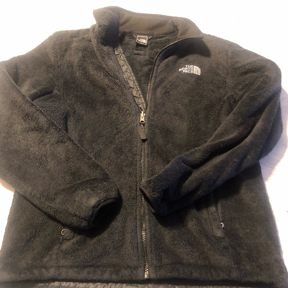 fluffy the north face jacket